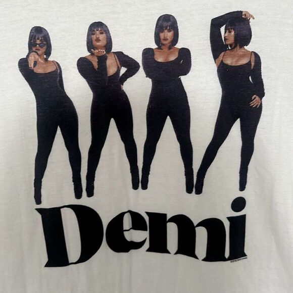 Gildan Softstyle Men's Ring Spun 2018 Demi Lovato Short Sleeve T-Shirt White XL - Picture 2 of 7